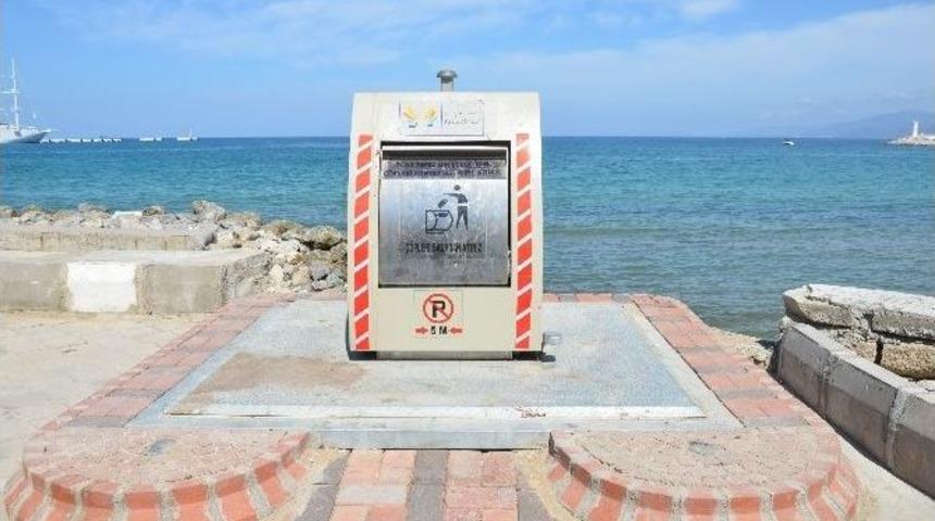 Kuşadası&rsquo;nda Yer Altı Konteynir Sayısı Artıyor