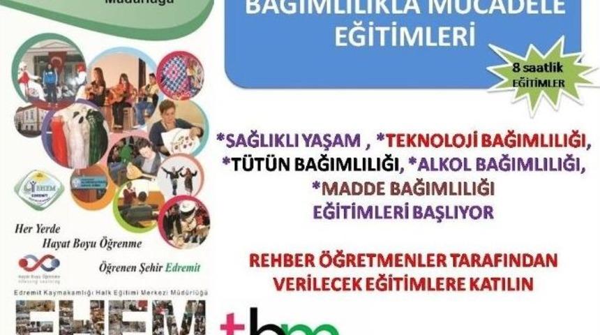 Ehem&rsquo;den Bağımlılıkla M&uuml;cadele Eğitimleri Başlıyor
