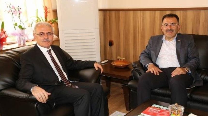 Yozgat Valisi Yazıcı Ve Milletvekili Soysal&rsquo;dan Rekt&ouml;r Karacabey&rsquo;e Ziyaret