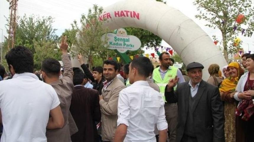 Van&rsquo;da Şengal Kadın Parkı A&ccedil;ılışı