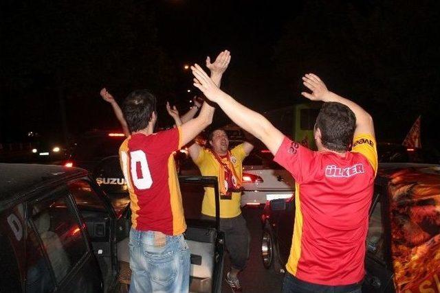 Tekirdağ’da Galatasaray’ın Şampiyonluk Kutlaması