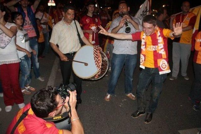 Tekirdağ’da Galatasaray’ın Şampiyonluk Kutlaması