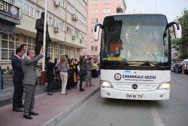 Samsun Emniyet Müdürlüğü 80 Öğrenciyi Çanakkale Gezisine Gönderdi