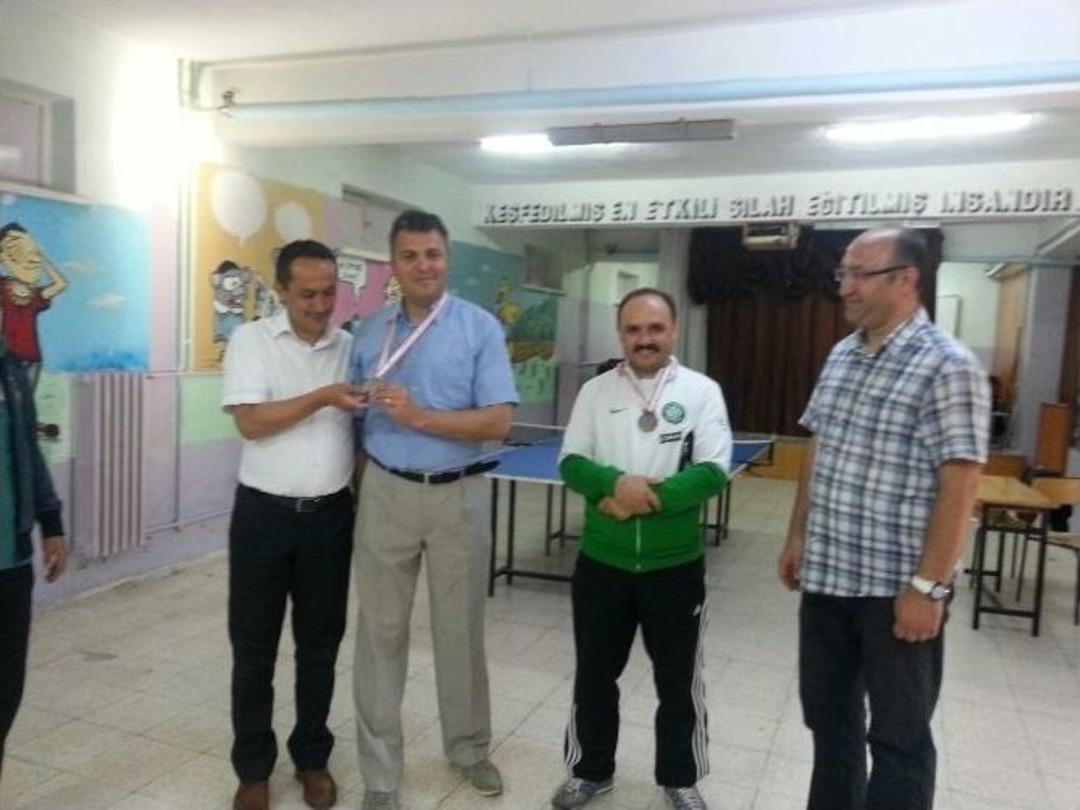 &Ouml;ğretmenler Arası Masa Tenisi Ma&ccedil;ları Sonu&ccedil;landı