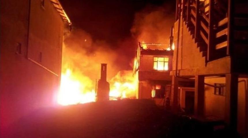 Trabzon’da Yangın