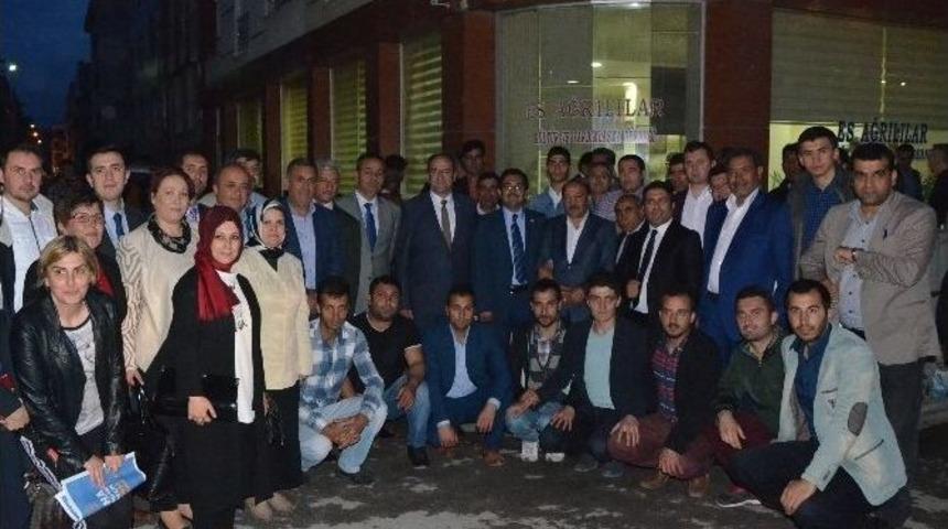 Ak Parti&rsquo;den Es Ağrılılar Derneği&rsquo;ne Ak Parti&rsquo;den Ziyaret