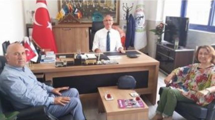 Şehit Aileleri Başkanı Esin’den Başkan Kale’ye Anlamlı Ziyaret