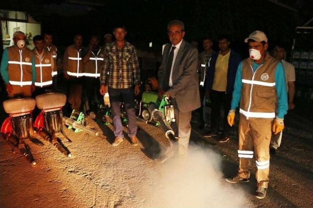 İla&ccedil;lama &Ccedil;alışmalarını Başkan Demirkol Denetledi