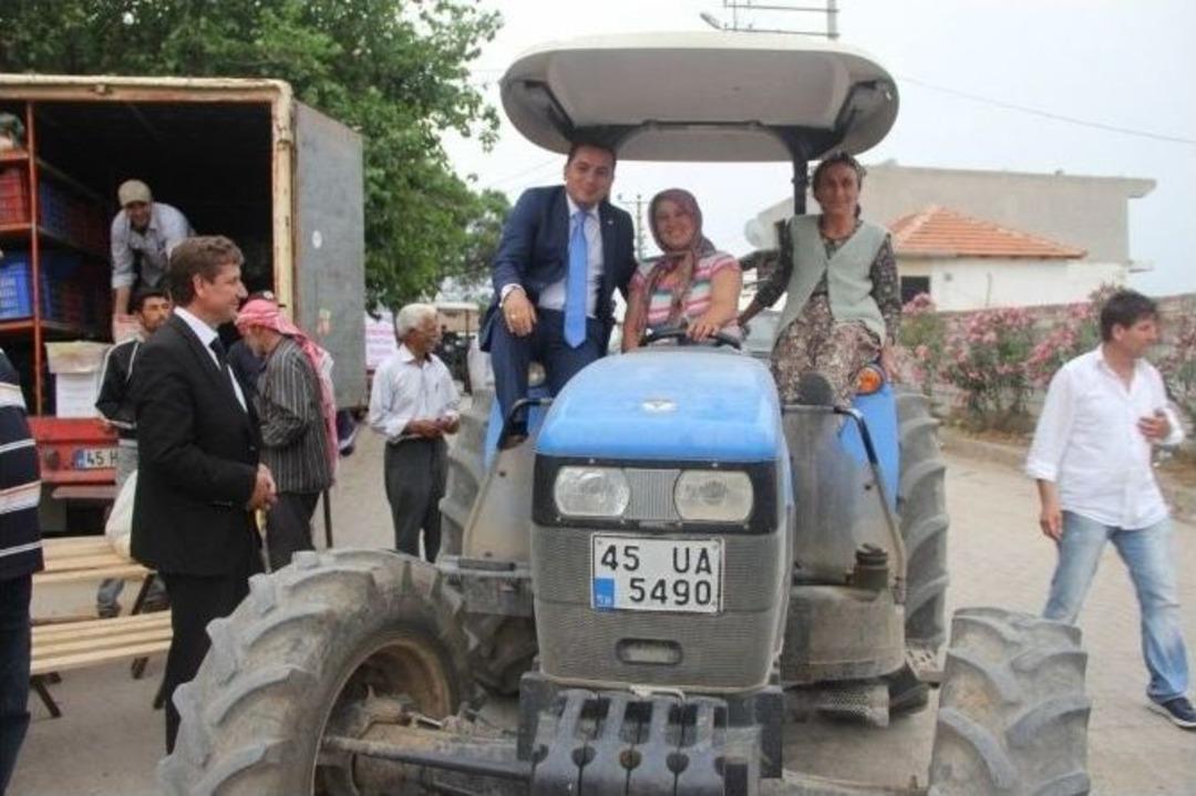 Eryılmaz, Saruhanlı&rsquo;da &Ccedil;ift&ccedil;ilerle Buluştu