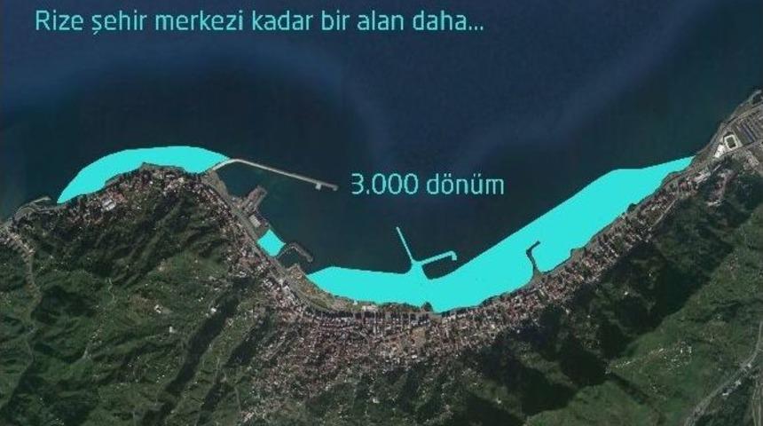 Rize&rsquo;de Denizin &Uuml;zerinde Yeni Bir Şehir Kurulacak