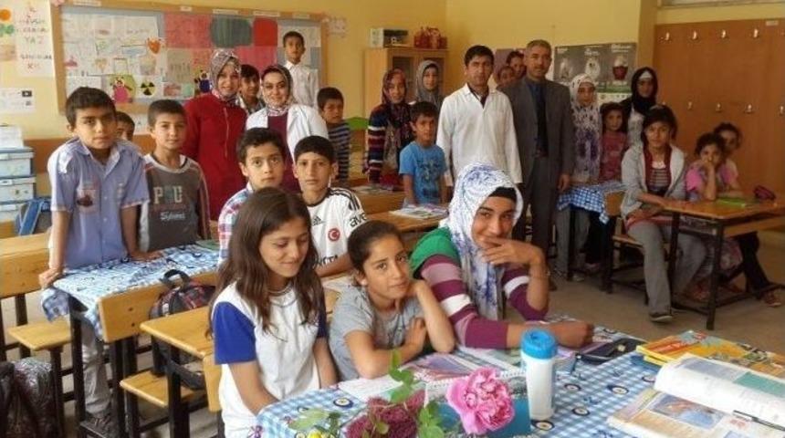 Yarımbağ K&ouml;y&uuml;nde &Ouml;ğrenciler Sağlık Taramasından Ge&ccedil;irildi