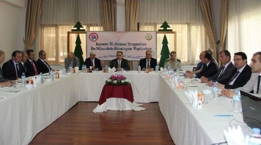 Orman Yangınlarıyla M&uuml;cadele Komisyonu Toplandı