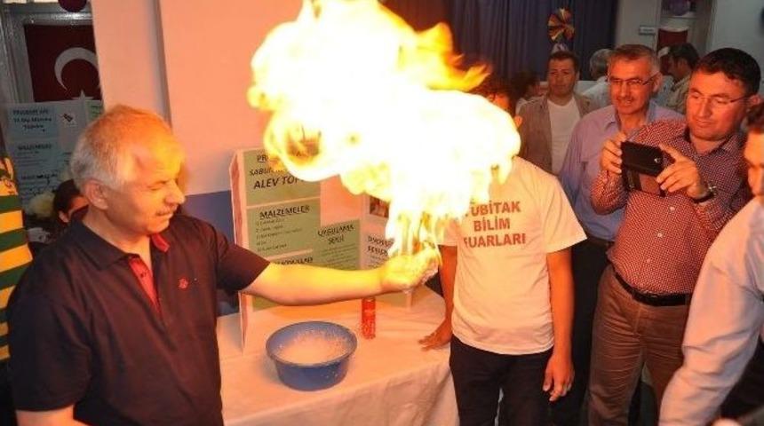 Korkuteli&rsquo;nde A&ccedil;ılan "t&uuml;bitak 4006 Bilim Fuarı" Yoğun İlgi G&ouml;rd&uuml;