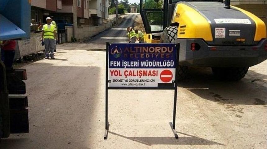 Altınordu&rsquo;da Yollar Yenileniyor
