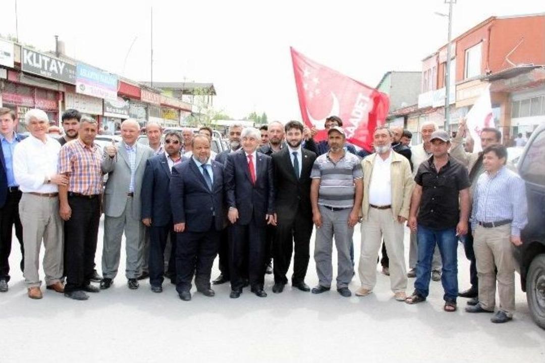 Milli İttifak Adayları Nakliyeciler Ve Demirciler Sitesi&rsquo;ni Gezdi