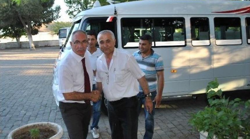 Başkan Kale&rsquo;den Minib&uuml;s Ve Servis&ccedil;ilere Ziyaret