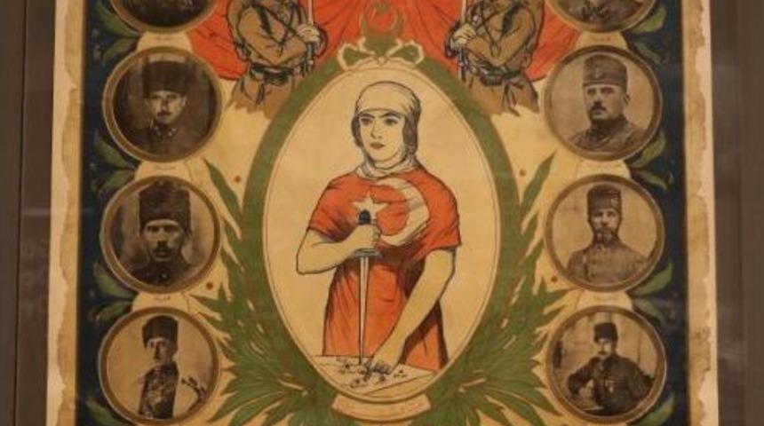 Milli M&uuml;cadelenin Ilk Propaganda Afişi Samsun M&uuml;zesi'nde