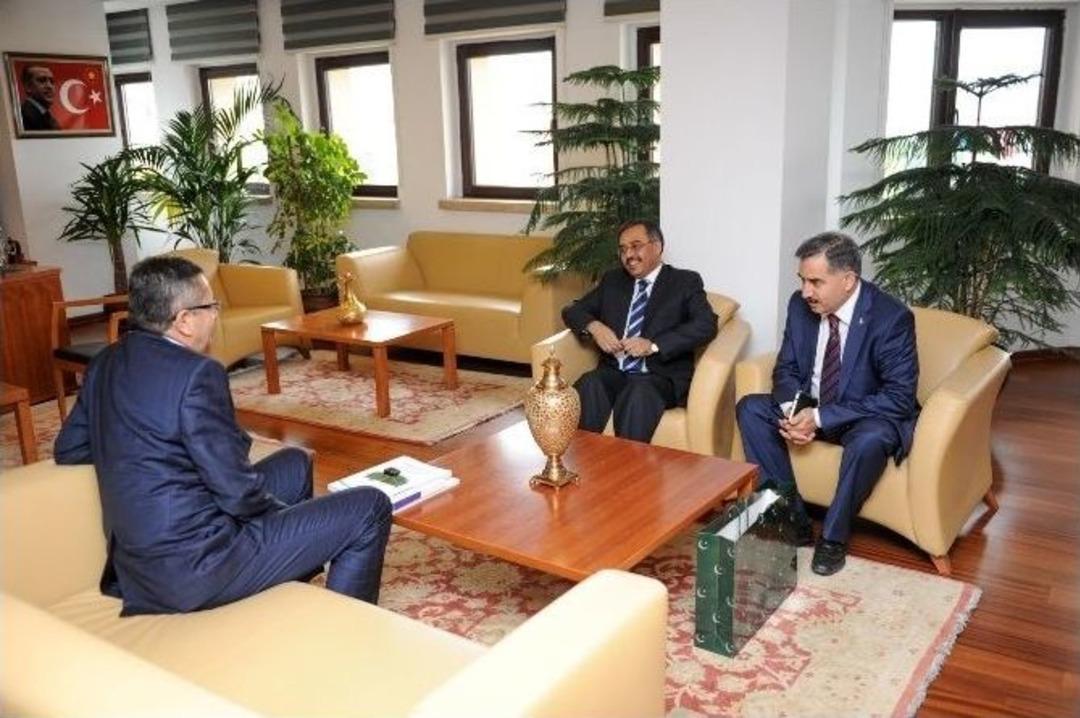 Başkan Tiryaki&rsquo;ye Diplomatik Ziyaretler