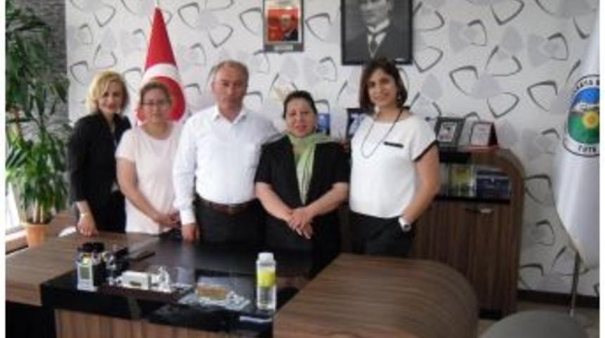 İş Kadınlarından Topakkaya Belediyesi&rsquo;ne Ziyaret