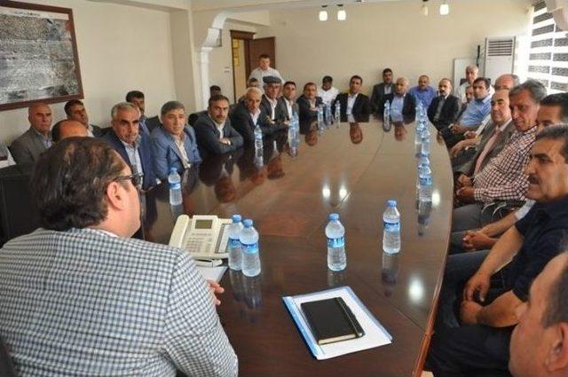 Silopi’de Muhtarlar İle Seçim Güvenliği Toplantısı Yapıldı