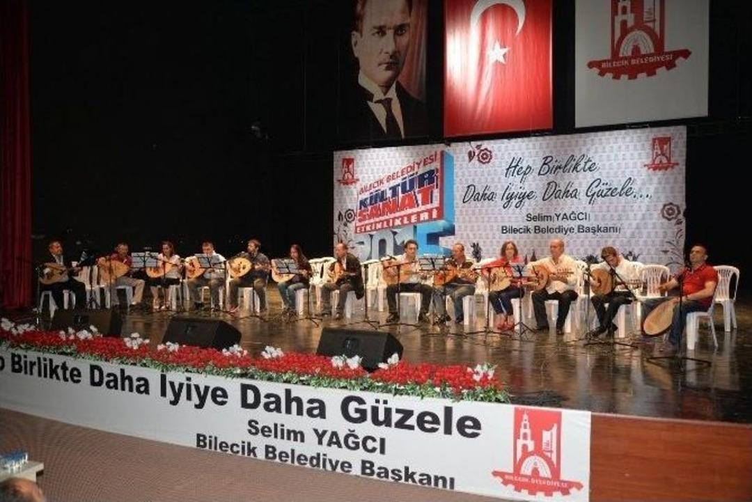 Bilecik Belediyesi M&uuml;zik Kurslarında 350 Kursiyer Daha Mezun Oldu