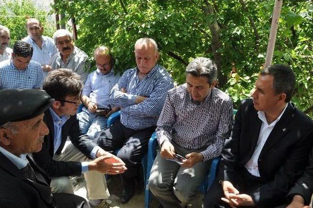 Grup Başkanvekili Ahmet Aydın, Köy Gezilerine Devam Ediyor