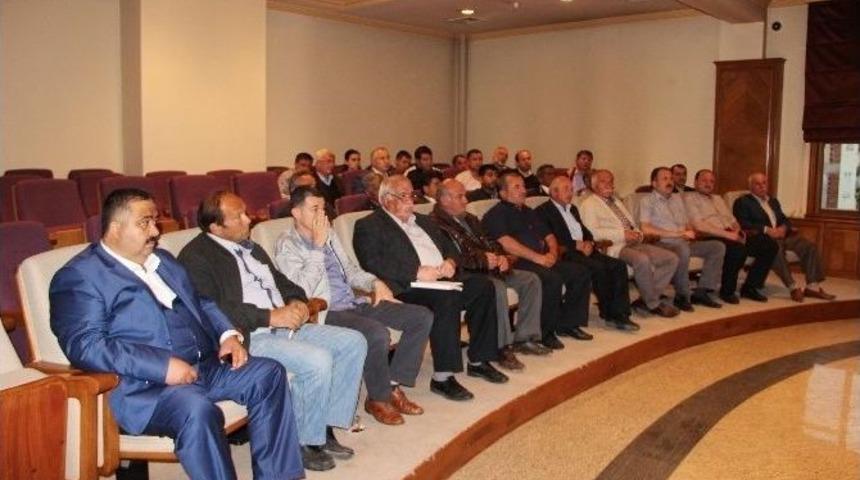 Arslan&rsquo;dan Muhtar Ve Stk&rsquo;lara Bilgilendirme Toplantısı