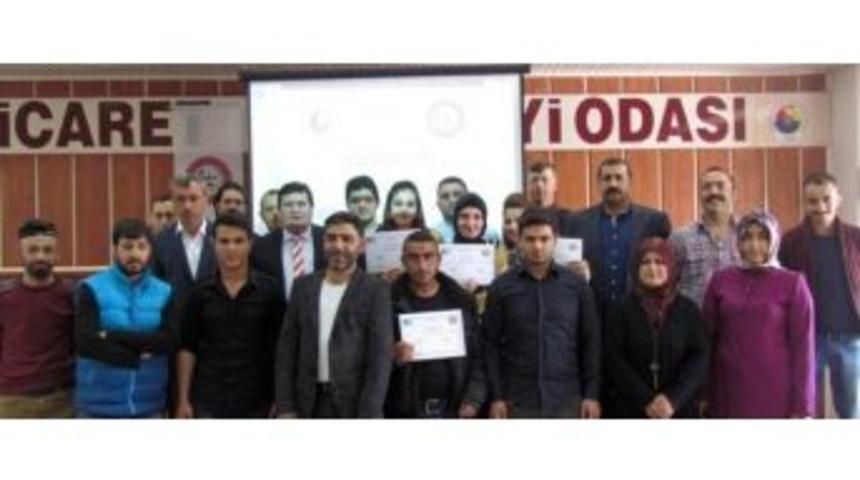 Sorgun&rsquo;da 29 Kursiyere Sertifika Verildi