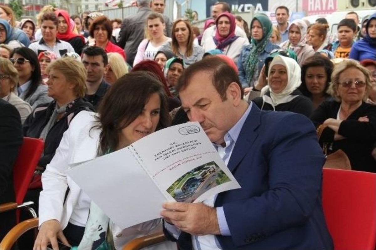 Esenyurt&rsquo;ta Kadın Konuk Evinin Temeli Atıldı