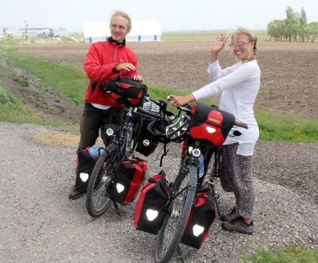 (&ouml;zel Haber) Alman Arkadaşların Bisikletle D&uuml;nya Turu