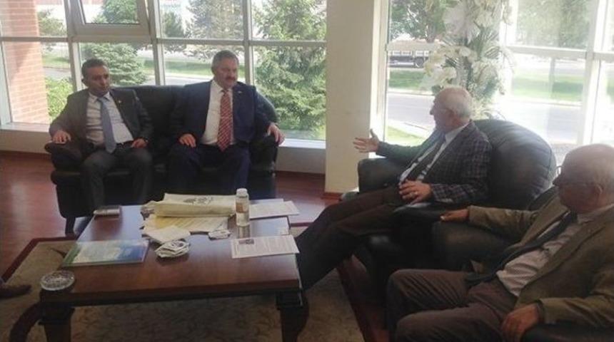 Kto Y&ouml;netiminden, Kayseri Osb Y&ouml;netimine Hayırlı Olsun Ziyareti