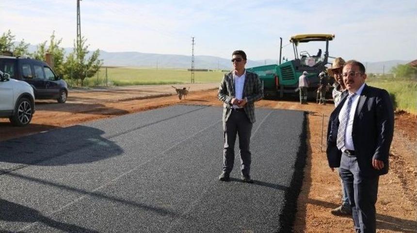 Afşin Belediyesi&rsquo;nden Kırmızı Kodlu Yol &Ccedil;alışması