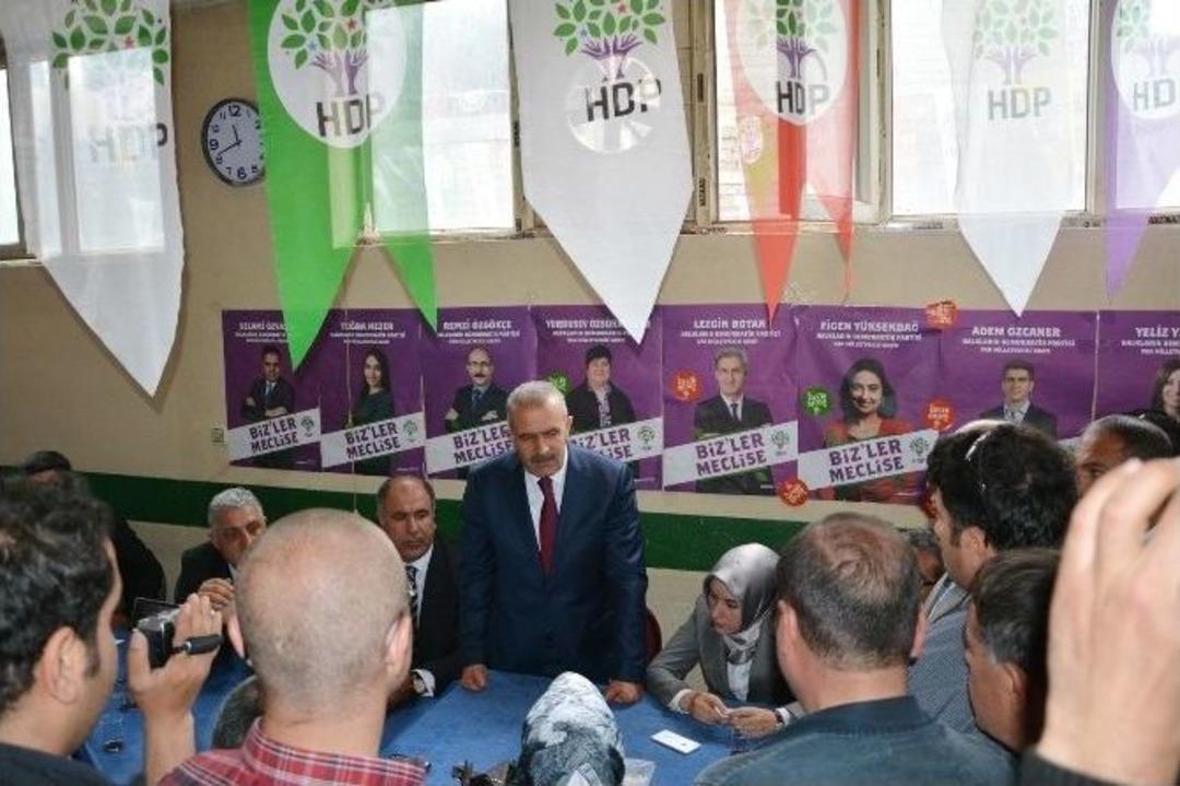 Ak Parti Van Milletvekili Adaylarından Hdp&rsquo;ye Ziyaret