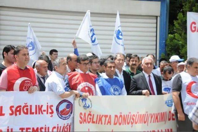 Samsun'da Doktorun Öldürülmesi Gaziantep'te Protesto Edildi