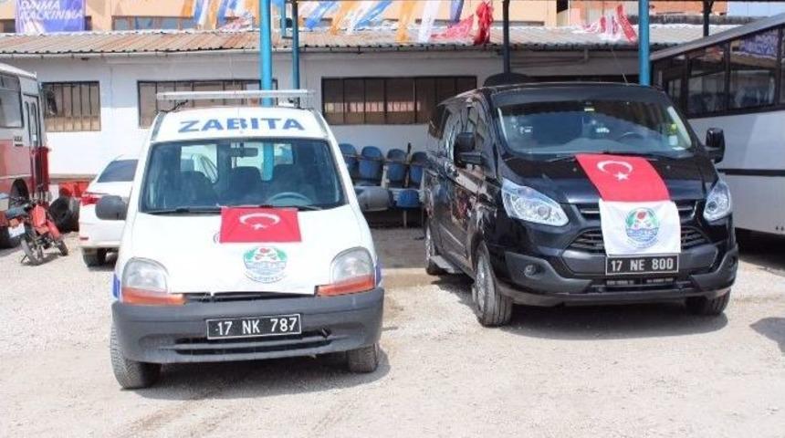 Belediyeye Hibe Edilen Ara&ccedil;lar İ&ccedil;in Kurban Kesildi