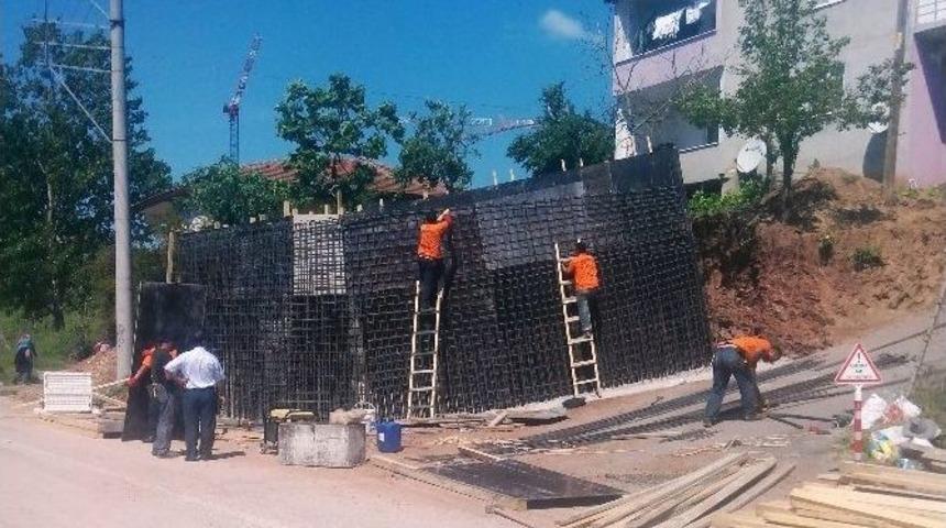 Alikahya&rsquo;ya Duvar Yapıldı