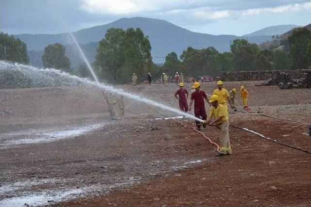 Dalaman’da Sezon Öncesi Yangın Tatbikatı