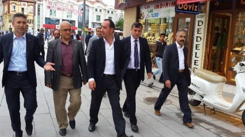 Mhp Adayı Gönen Esnaf Ziyaretlerinde Bulundu