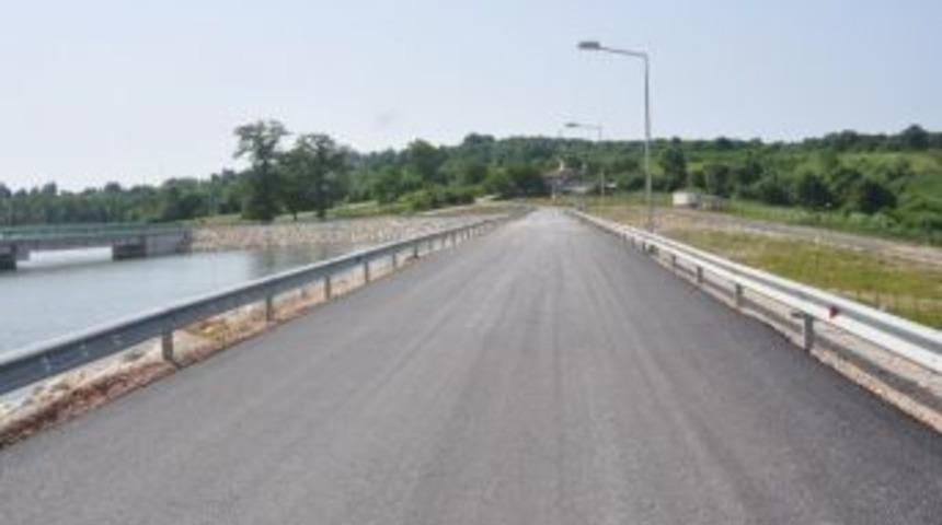 Namazgah Barajı Yolu Asfaltlandı