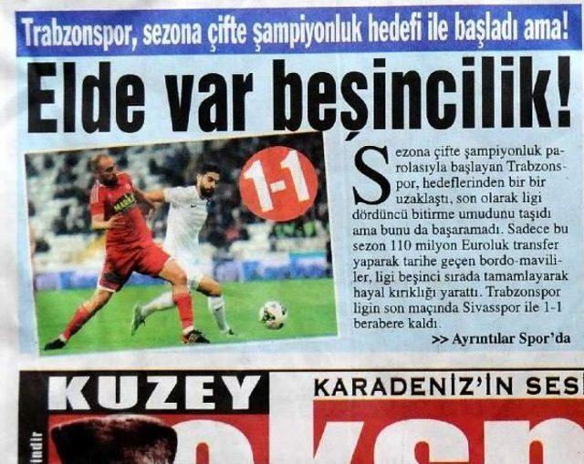 Trabzonspor Sezonu Sert Eleştirilerle Kapattı