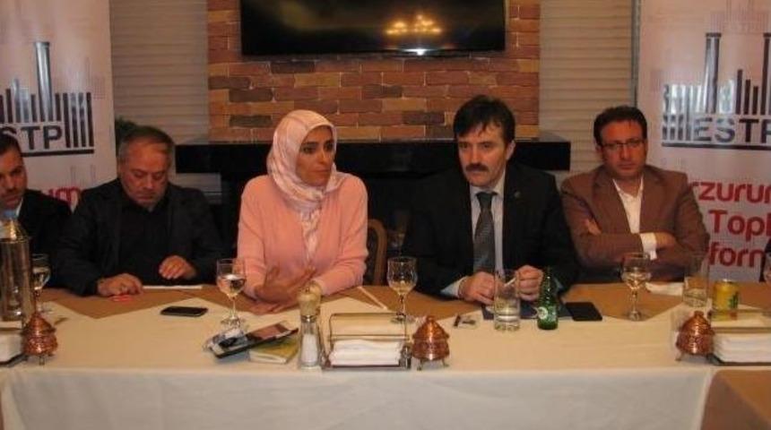 Erzurum Sivil Toplum Platformu Zehra Taşkesenlioğlu’nu İş Dünyası İle Buluşturdu