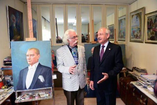 Kılıçdaroğlu'ndan Ressam Yaşar Çallı'nın Atölyesini Ziyaret