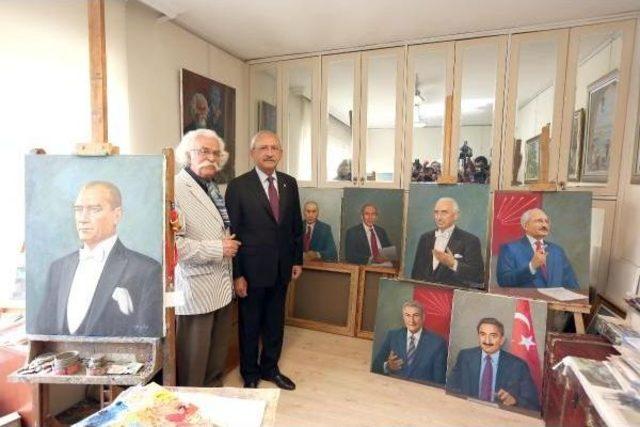 Kılıçdaroğlu'ndan Ressam Yaşar Çallı'nın Atölyesini Ziyaret  (2)  - Yeniden