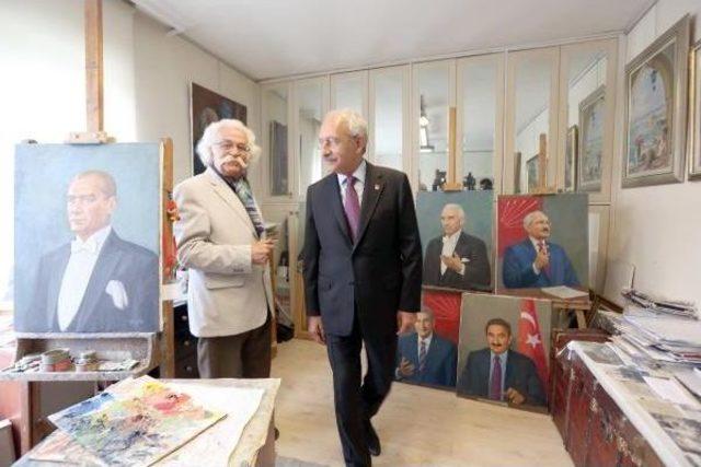 Kılıçdaroğlu'ndan Ressam Yaşar Çallı'nın Atölyesini Ziyaret  (2)  - Yeniden