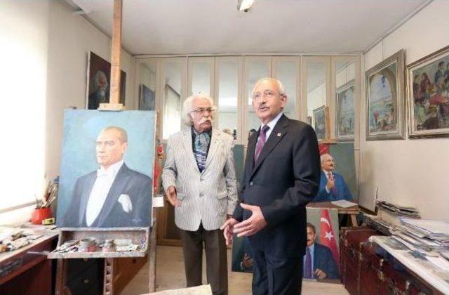 Kılıçdaroğlu'ndan Ressam Yaşar Çallı'nın Atölyesini Ziyaret  (2)  - Yeniden