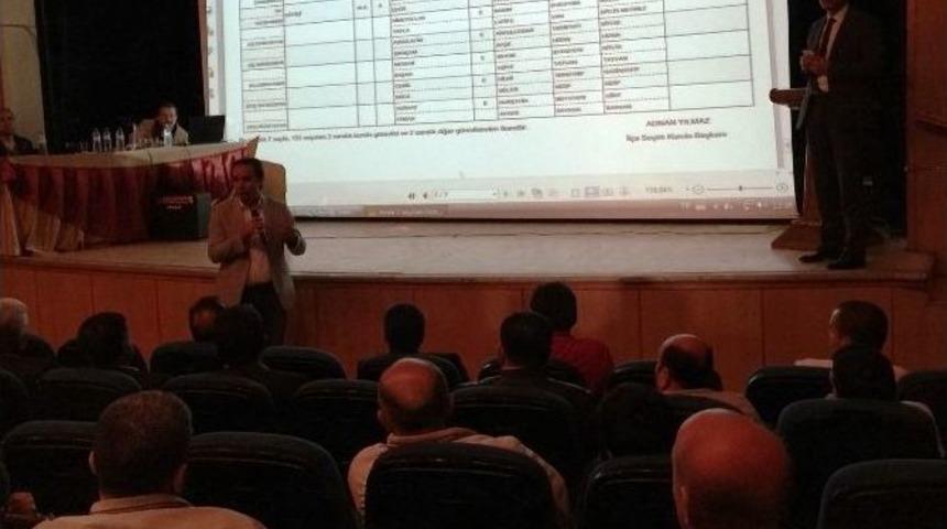 Tatvan&rsquo;da Sandık G&ouml;revlileri İ&ccedil;in Bilgilendirme Semineri