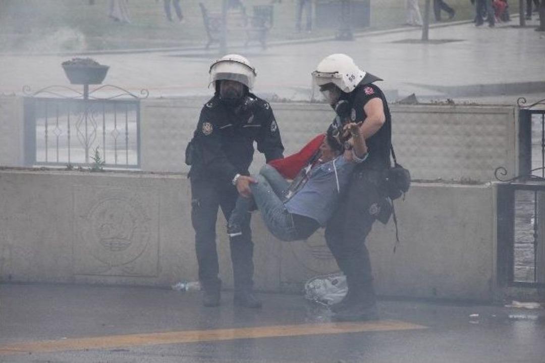 Samsun&rsquo;da Hdp Mitingi Nedeniyle Ortalık Savaş Alanına D&ouml;nd&uuml;