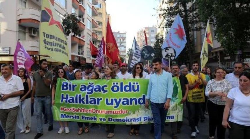 Mersin'de Gezi Eylemi Anması