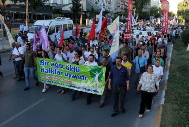 Mersin'de Gezi Eylemi Anması