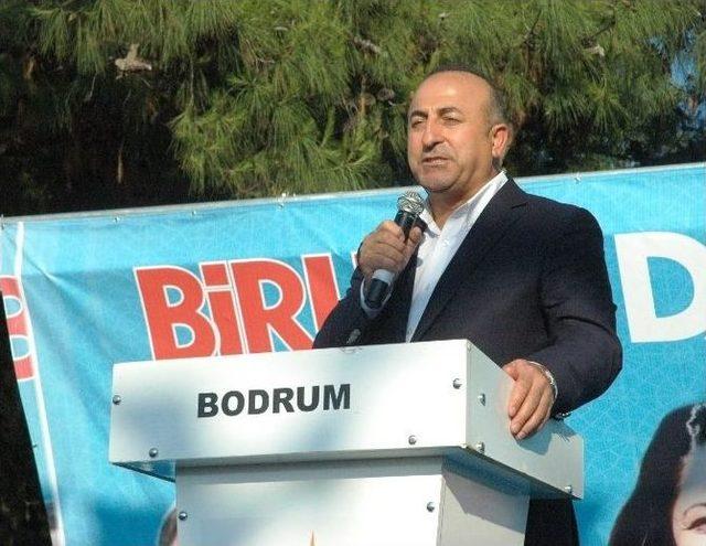 Dışişleri Bakanı Mevlüt Çavuşoğlu Bodrum’da